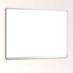 Whiteboard, 120x 90 cm, mit durchgehender Ablage, Stahlemaille weiß, 